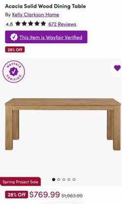 Dining table