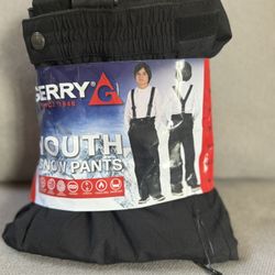 Brand New Gerry Youth Snow Pants with Suspenders Size Medium 10/12