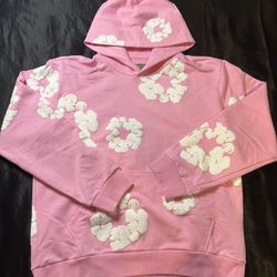 Denim Tears Hoodie Size M Pink 