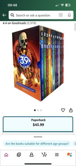 39 Clues Books