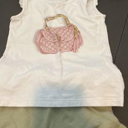 Gucci shirt and skirt size small toddler