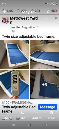 Twin power bed