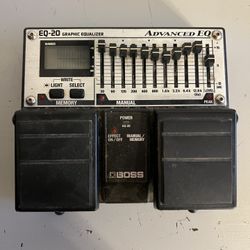 Boss EQ-20 Graphic Equalizer Guitar Pedal