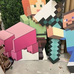 Mine Craft Cut-outs