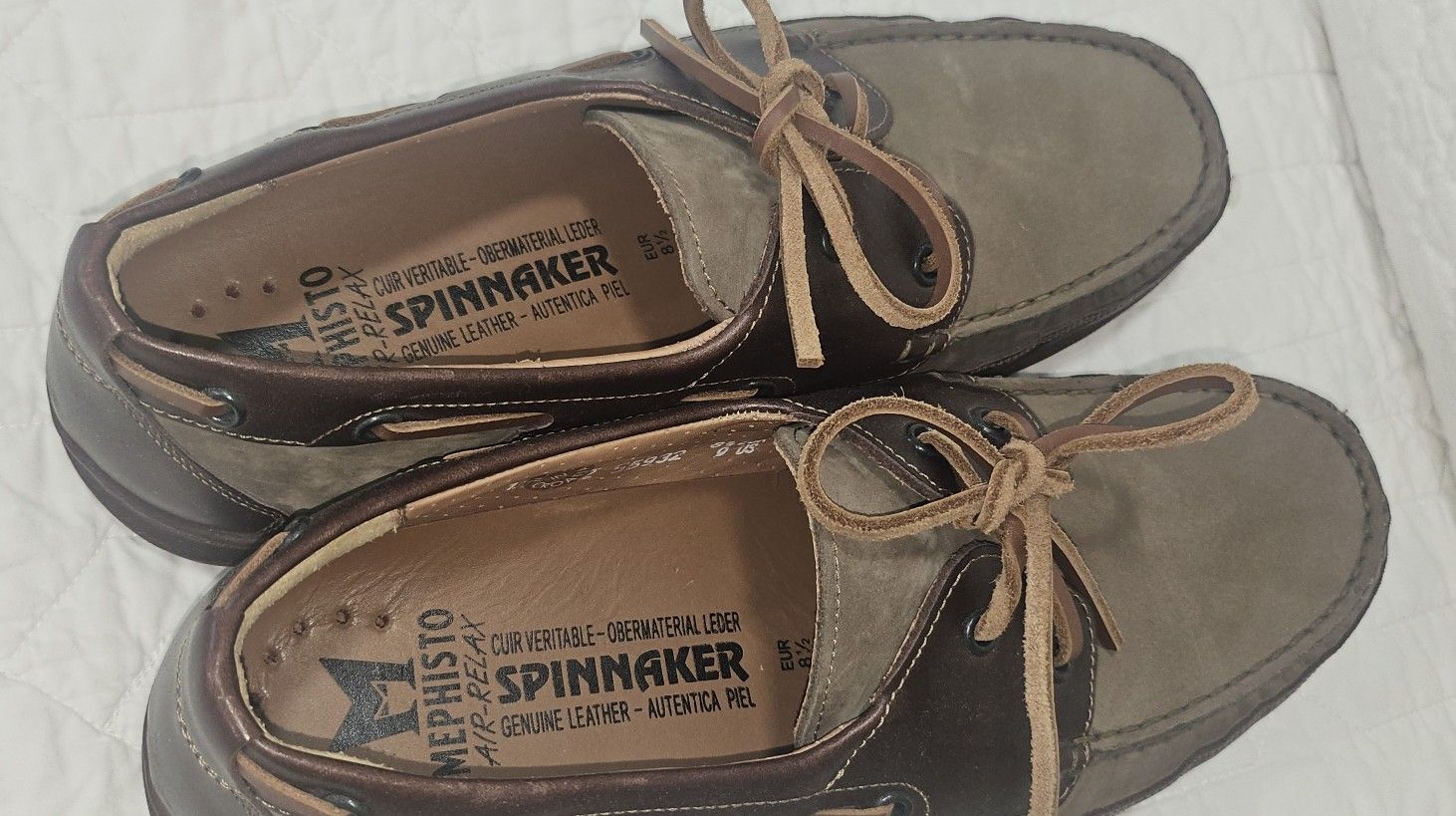 Mephisto Boat Shoes Men Size 9