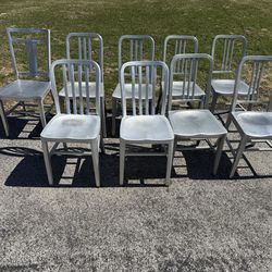 Aluminum Chairs (9 Available)