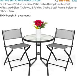 3-piece Patio Bistro Dining Set