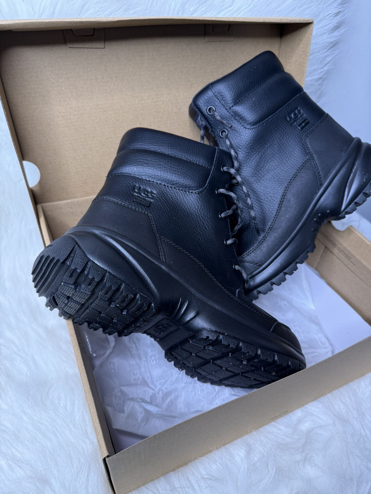 UGGs Men’s Rugged Black Boots (Size 7) 