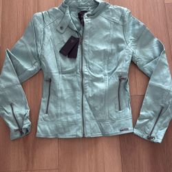 Guess Leather Jacket Small 