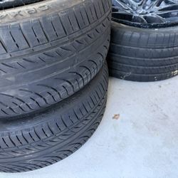 Tires/wheels(cracked)