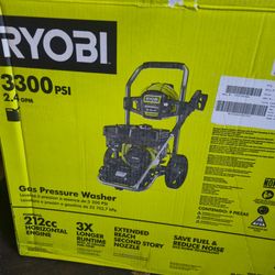 RYOBI 3300 PSI 2.4 GPM Cold Water Gas Pressure Washer