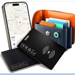 💳 Smart Tracker Card – Never Lose Your Wallet Again!  📍 Apple Find My Compatible (iOS Only) 💧 Waterproof + Rechargeable 🎒 Track Wallet, Keys, Bags