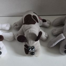 Vintage 1980s Pound Puppies Newborns Plushes all for $10 read description for details