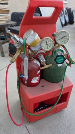 Welding torches and tanks