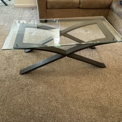 Glass Coffee and End table 