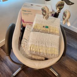 Baby Swing And DIAPERS
