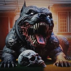 Vicious Bulldog Decal, Poster, Print Or Static Cling