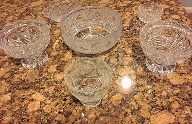 Crystal Bowl Set ( 6 pieces )
