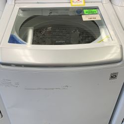 LG WTCW 27 in. 4.8 cu. ft. Mega Capacity White Top Load Washer  L
