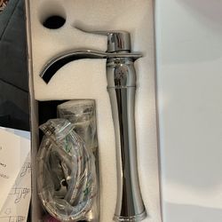 Tall Waterfall Sink Vessel Faucet