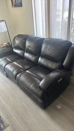 Leather recliners