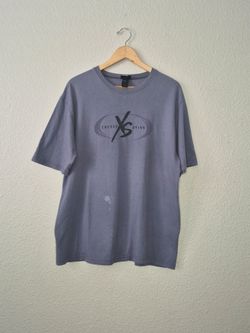 Vintage Y2K XS Energy Drink Promo T-Shirt Men’s L Purple Bleach Spot