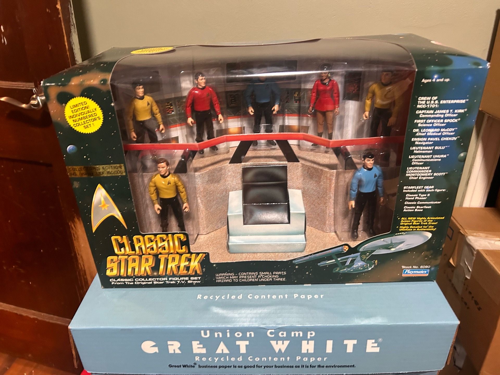 1993 Star Trek Collector's Edition figure set.