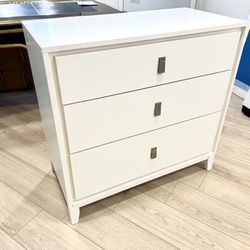 West Elm Niche 3-Drawer Dresser in White Lacquer