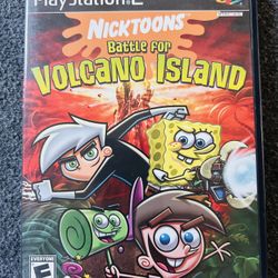 PS2 PlayStation 2 Nicktoons Battle For Volcano Island