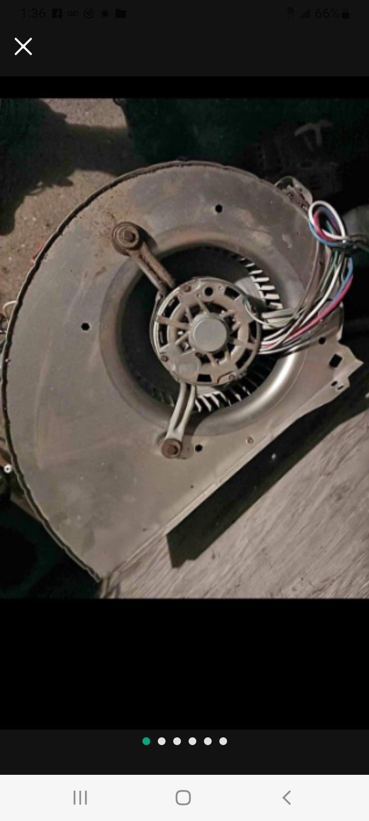 Furnace/AC Squirrel Cage Blower Fan. #LA22RA012B