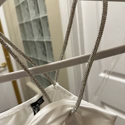  ✨ Windsor White Satin Top 🔝 