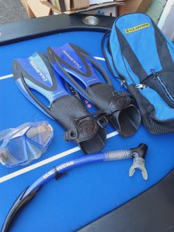 US Divers Proflex Snorkel And Fins