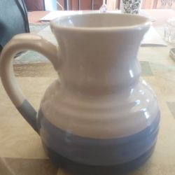 glazed pottery pitcher, Home Made 