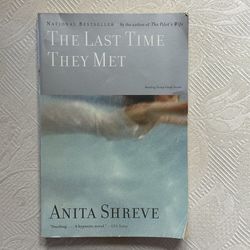 The Last Time They Met - Paperback Book By Anita Shreve 
