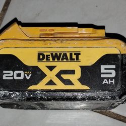 Dewalt 20v XR 5.0 AH Battery