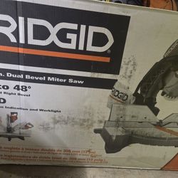 Rigid 12" Dual Bevel Miter Saw 