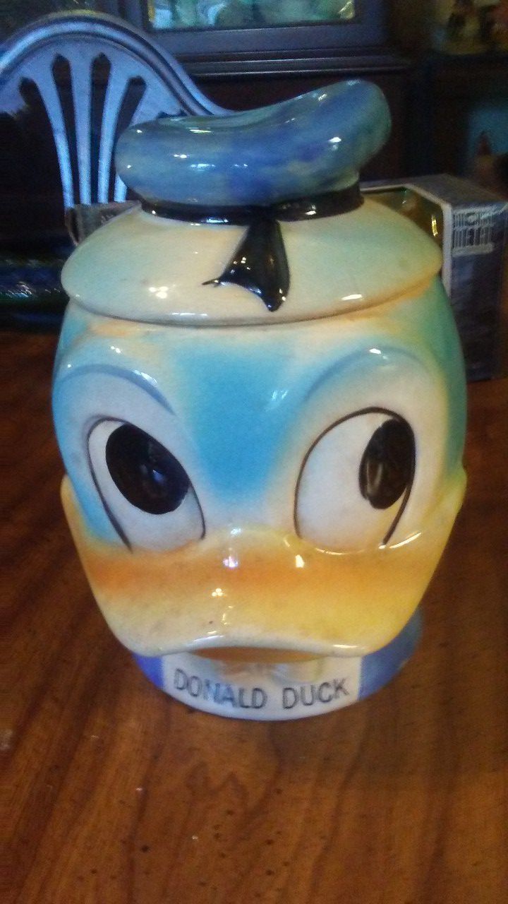 Vintage (1950's) Disney's Donald Duck Cookie Jar