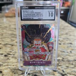 One Piece Monkey D. Luffy Japanese Promo Card