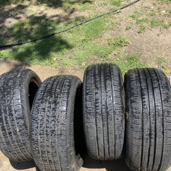 brand new used tires had them for a month honda accord