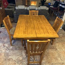 Large Dining Table With 4 Chairs