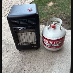 MR HEATER 18,000btu Propane Cabinet Heater w/Full Tank