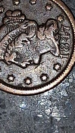 1847 Large Cent.