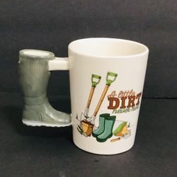 A Little Dirt Never Hurt Mug 14 oz Garden Theme