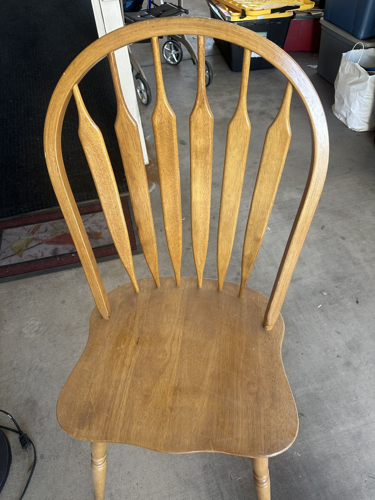 6 All Wooden Chairs