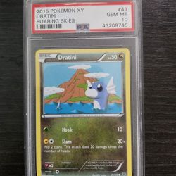 Pokemon XY Dratini PSA 10 Roaring Skies 2015