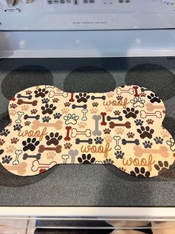 Dog bowl placemat