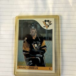 Autographed Rookie Card Of Mario Lemieux