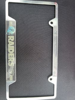 Raider License Plate