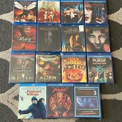 15 BRAND NEW Horror BLU-RAY’s