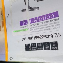 Full Motion Tv Wall Mount 39"-90"